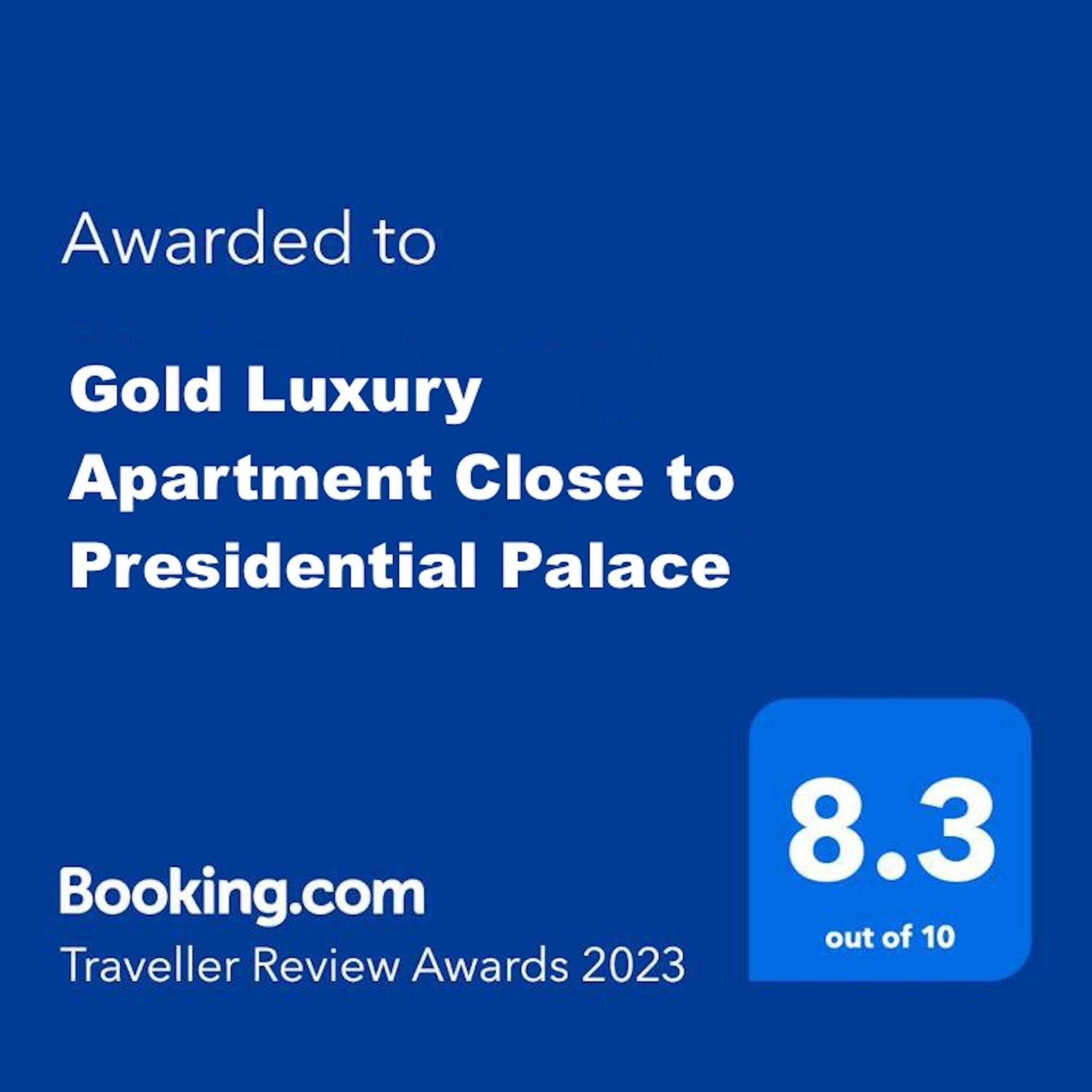Gold Luxury Apartment Close To Presidential Palace Bukares Bagian luar foto